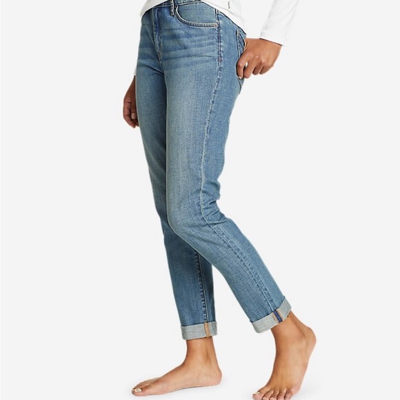 Eddie Bauer boyfriend slim jeans size 8- never worn! - Picture 4 of 4